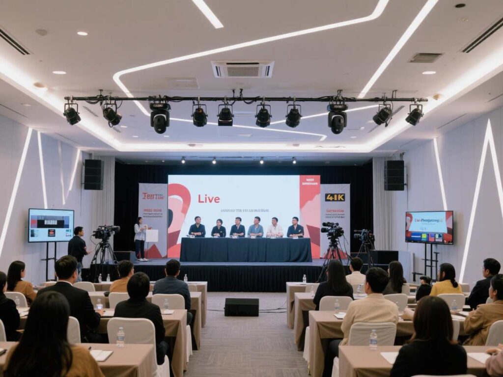 jasa live streaming seminar 4