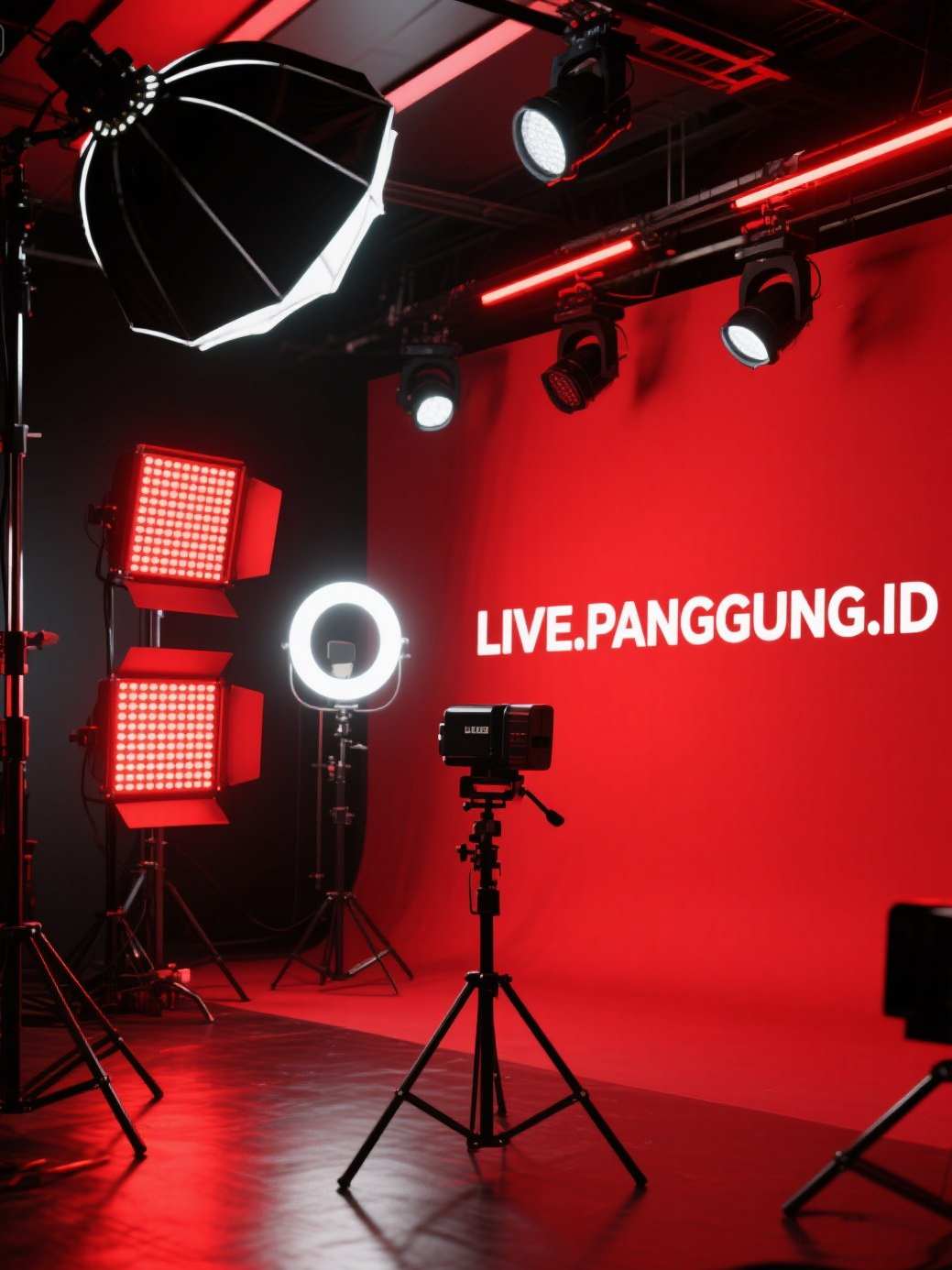 sewa lighting live streaming bikin video lebih terang & profesional 3